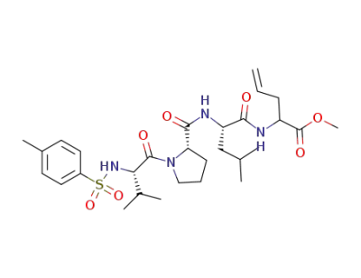 N-(4-toluoylsulfonyl)-(S)-valinyl-(S)-prolinyl-(S)-leucinyl-allylglycine methyl ester