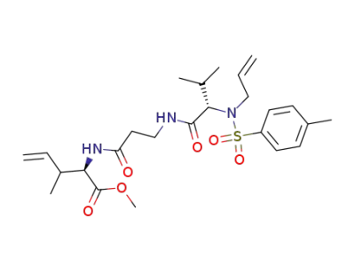 [N-allyl-N-(4-toluolsulfonyl)]-(S)-valinyl-β-alaninyl-(R)-γ,δ-dehydro-alloisoleucine methyl ester