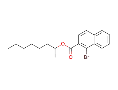 1-Bromo-naphthalene-2-carboxylic acid 1-methyl-heptyl ester
