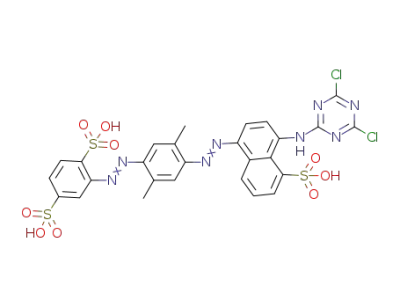 C<sub>27</sub>H<sub>20</sub>Cl<sub>2</sub>N<sub>8</sub>O<sub>9</sub>S<sub>3</sub>