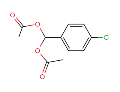 (acetyloxy)(4-chlorophenyl)methyl acetate
